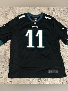 Nike Authentic On Field Philadelphia Eagles AJ Brown Black Jersey